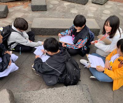 애월초, 제주 4·3 유적지 배움여행 실시