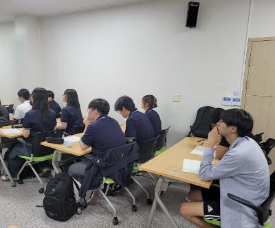 제60회 전도 중・고등학생 문학백일장 참가