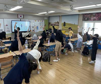 ‘5학년 대상 건강한 성장지원 찾아가는 교육 ’바른자세, 바르게 걷기‘ 운영 