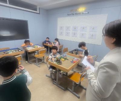 보목초, 1~2학년 대상 모래놀이 집단상담 실시