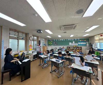 전교생 대상 합창교육 실시