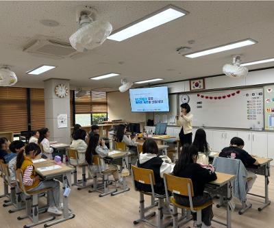 4학년 찾아가는 AI 독서코딩 교육 실시