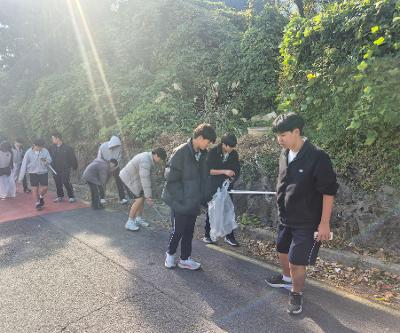 기후위기 대응 엉또폭포 올레길 플로깅