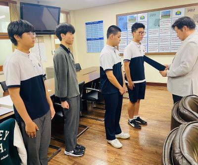 2025년 제주과학창의대회 상장 전달식 거행