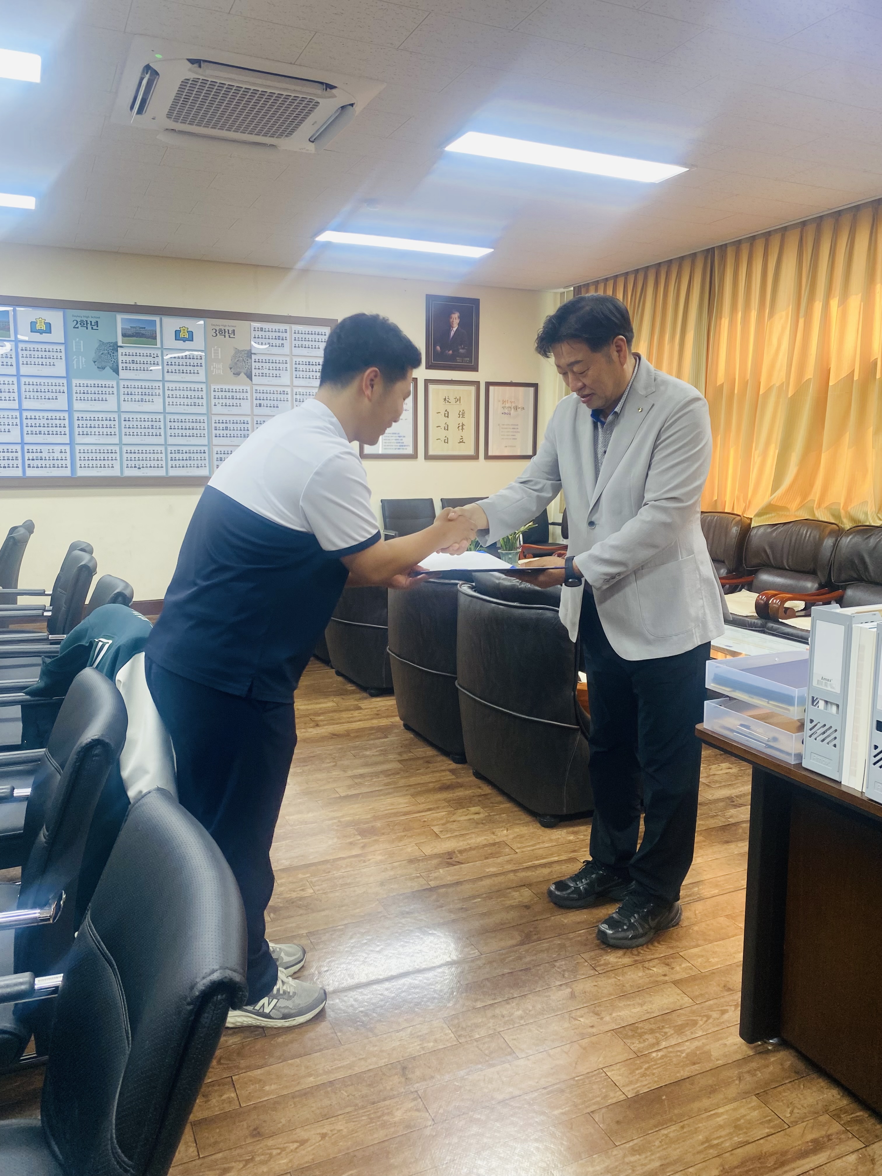 국제로봇올림피아드 상장 수여식2