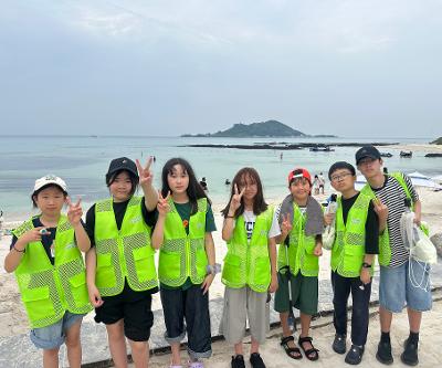 6학년 보물섬 체험학습(해양생태탐구 및 비치클린 활동)