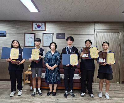 제주어 표현대회 시상(10.16.)