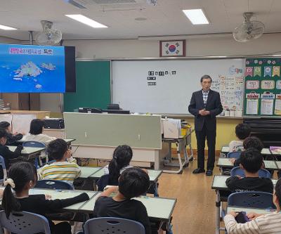 2학년, 독도의 소중함 배우는, 찾아가는 나라사랑교육 실시