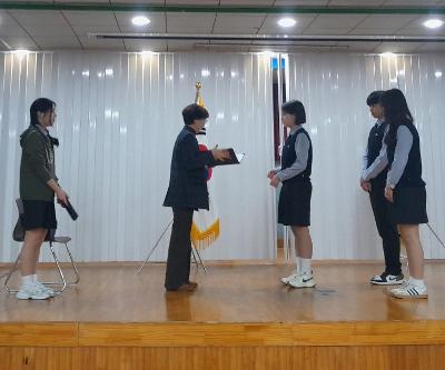 2025학년도 학생자치회 임원 임명장 수여