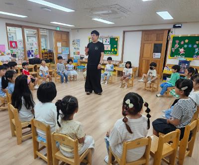 유초이음교육일환, '고치글라' 전래놀이 체험