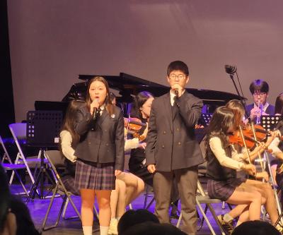 고3학생을 위한 페스티벌 및 참스승상 시상식 축하공연 참가