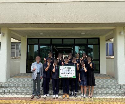 함덕 GREEN 장터 수익금 기부(제주곶자왈공유화재단)