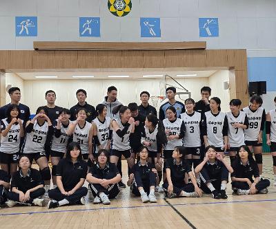 배구 상무팀, 우리 학교 방문 재능기부 실시