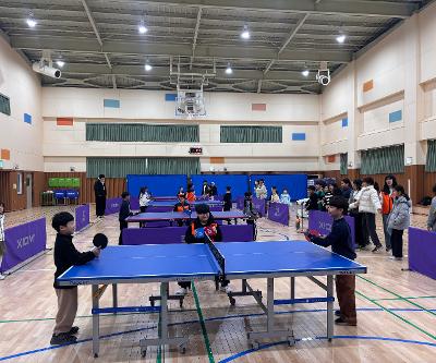 하례초, 학생자치회와 함께 하는 탁구대회 운영