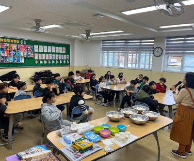 3학년 감사카드만들기, 쿠기만들기 행사