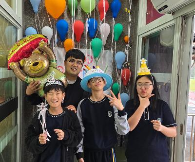 개교 70주년 급식 생일축하의 날 포토존 운영