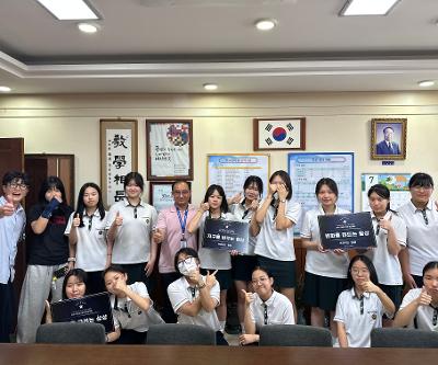 [1학년부] '지속가능한 세계 프로젝트 기후위기, 질문으로 정책을 디자인하다' 자율·자치 프로그램 활동