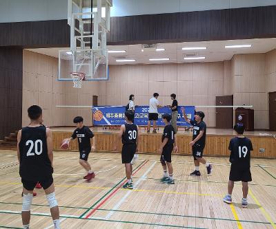 제주중등체육교사연구회장배 농구부 대회 참가