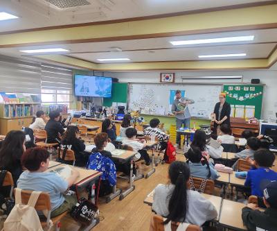 신광초 스타독서, 작가와 함께 배우는 따뜻한 인성 이야기 