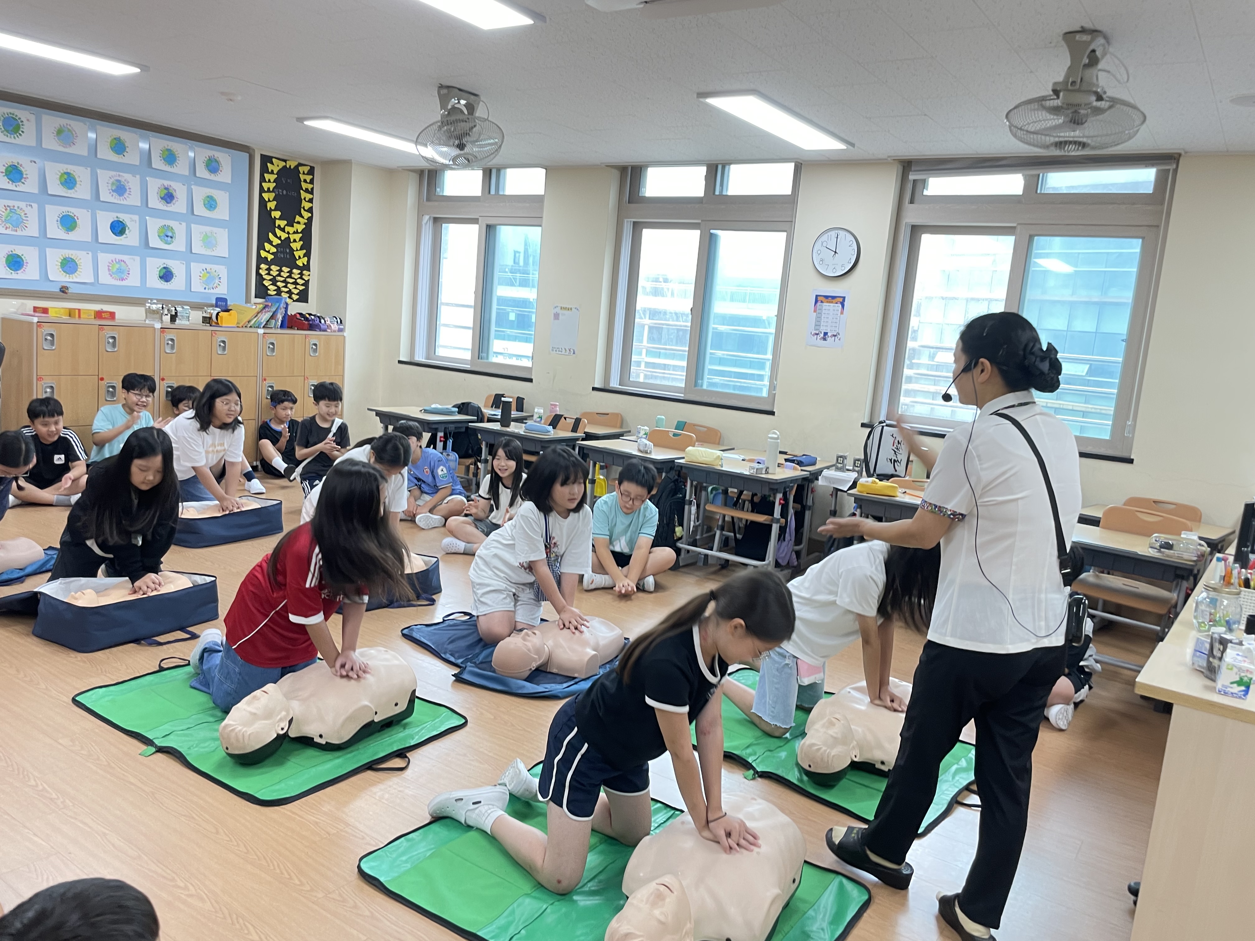 4학년 심폐소생술교육