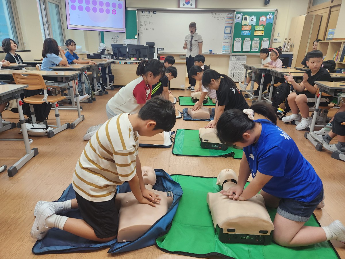 4학년 심폐소생술교육