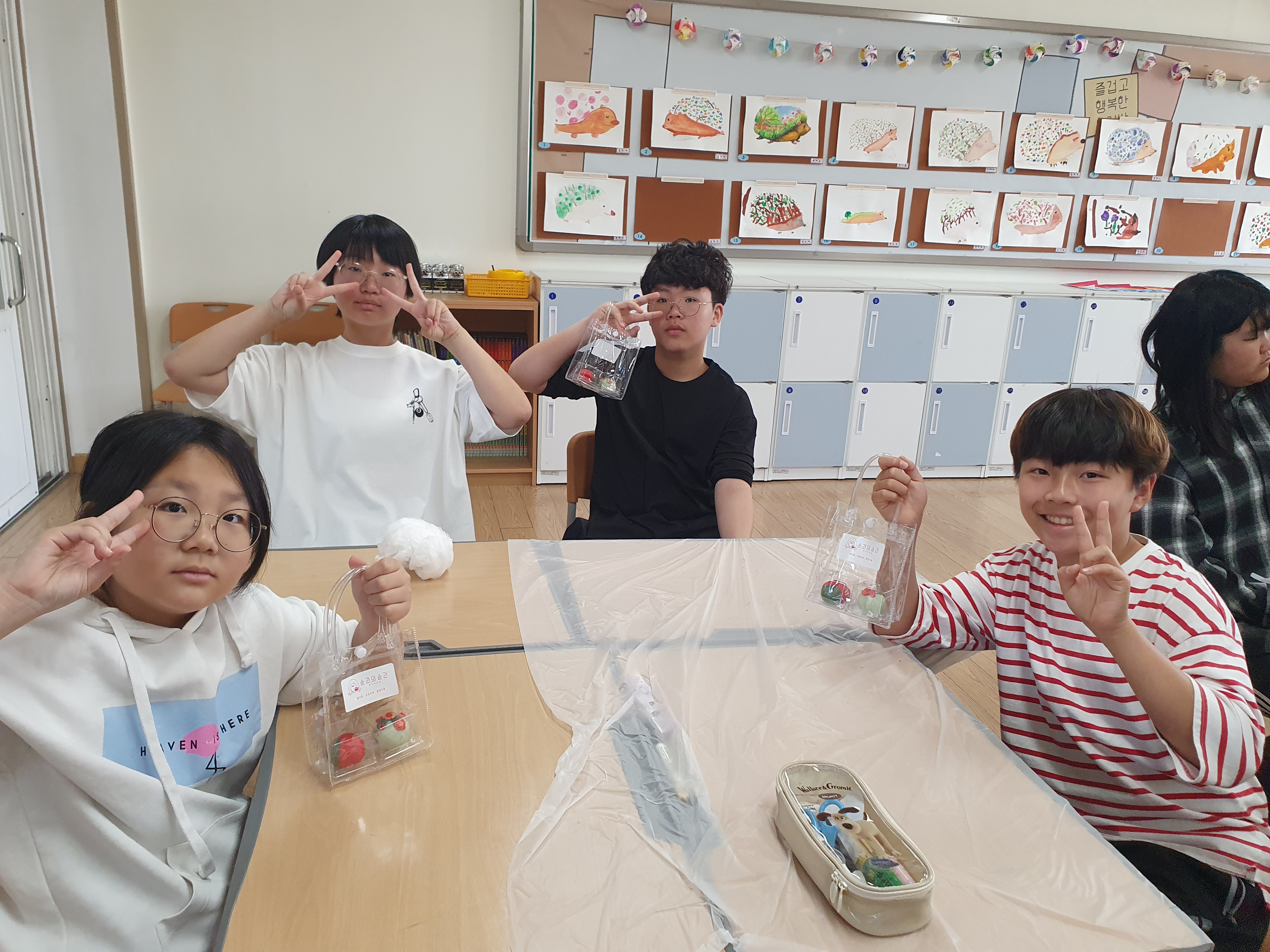 6학년 어버이날 기념 화과자 만들기3
