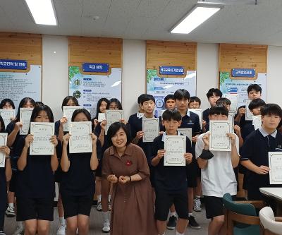 2026학년도 1학기 표창장(모범학생부문) 수여 실시