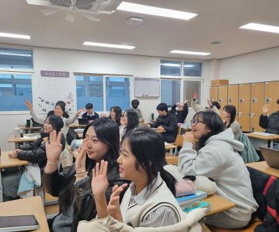 중국과의 국제공동수업 진행