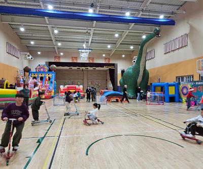 전교생이 함께한 즐거운 하루! 에어바운스 & 떡볶이 행사