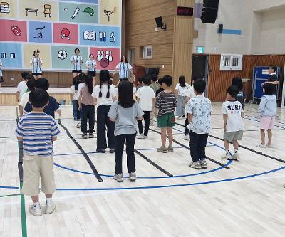 율량중학교 '스포츠리듬트레이닝 교육봉사활동' 실시