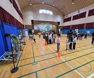 2025 학생자치회 주관 체육대회 <던지고 돌리고 피하고> 1~3학년 코너 경기 실시