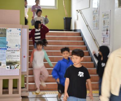 성산초, 지진·지진해일 대응 훈련 실시