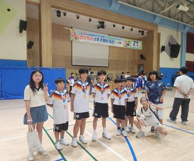 함께 뛰며 하나 된 우리! 교육감배 학교스포츠클럽축전 족구대회 참가