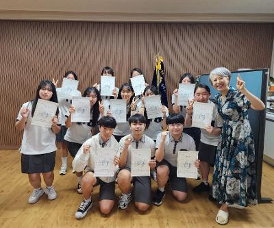 2025 교내 토론왕선발대회 입상 학생 시상