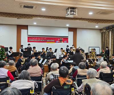 청솔윈드오케스트라 찾아가는 예술동아리 활동