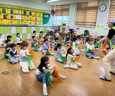 1학년, 찾아오는 현장체험학습 저글링 수업 실시