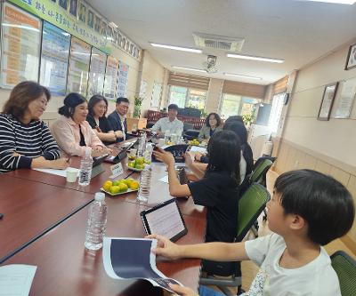 전교어린이회장단, 학교운영위원회 참석으로 학교교육 활동 학생자치회 의견 반영