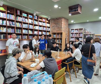영주고와 첨단마을회가 함께한 '혼디모영고치가게' 지식나눔 행사