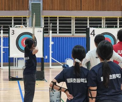 제20회 학교스포츠클럽축전 양궁부 참가