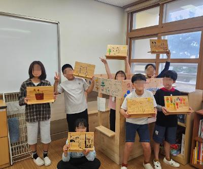 3, 4학년 놀깨비 프로젝트 목공 5회차 수업 실시
