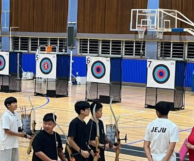제20회 교육감배 학교스포츠클럽 축전 참가(양궁, 치어리딩)