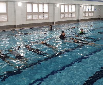 4학년 생존수영 실기교육 실시