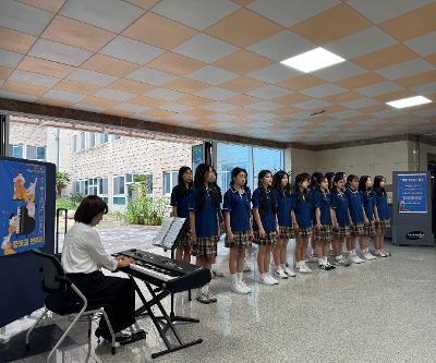 개교기념 주간 2025 등굣길 연주회 3