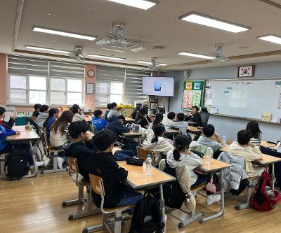 5학년, 4・3 평화 인권 교육 명예 교사 초청 수업 실시