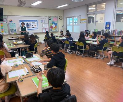2025학년도 표선초 4학년, UOI 연계 국가유산 프로그램 갓일 전승자와의 만남 실시