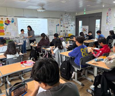 표선초 5학년, '모두가 작가 프로젝트' 운영