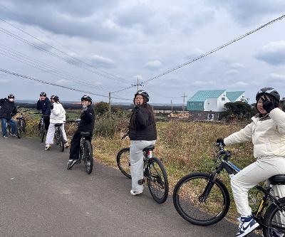 평대초, 5-6학년 자전거 안전교육 및 마을 탐방