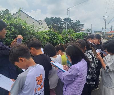 평대생태탐험대, 지역과 함께하는 창의적 체험활동 동아리 활동 진행