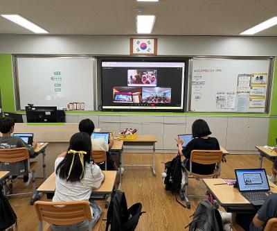 6학년, 말레이시아 학생들과 온라인 국제교류 수업 운영