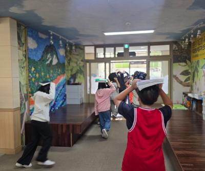 지진대피훈련으로 안전한 학교 만들기